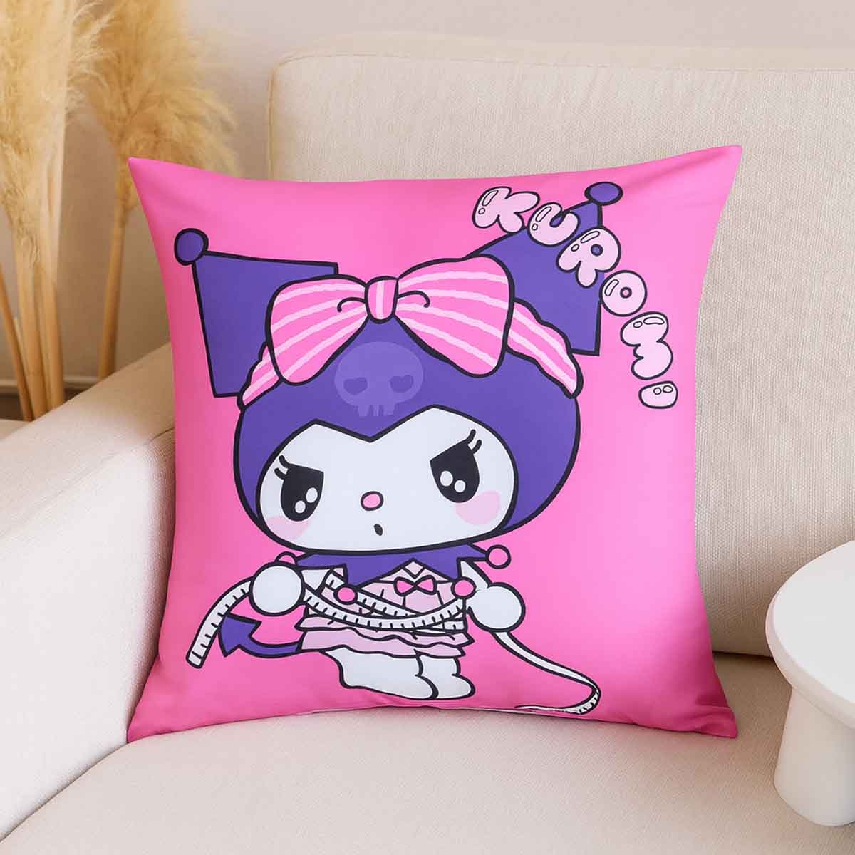 كورومي طقم لحاف مكون من 5 قطع من ألياف دقيقة مفرشة باللون الوردي مع غلاف بوليستر