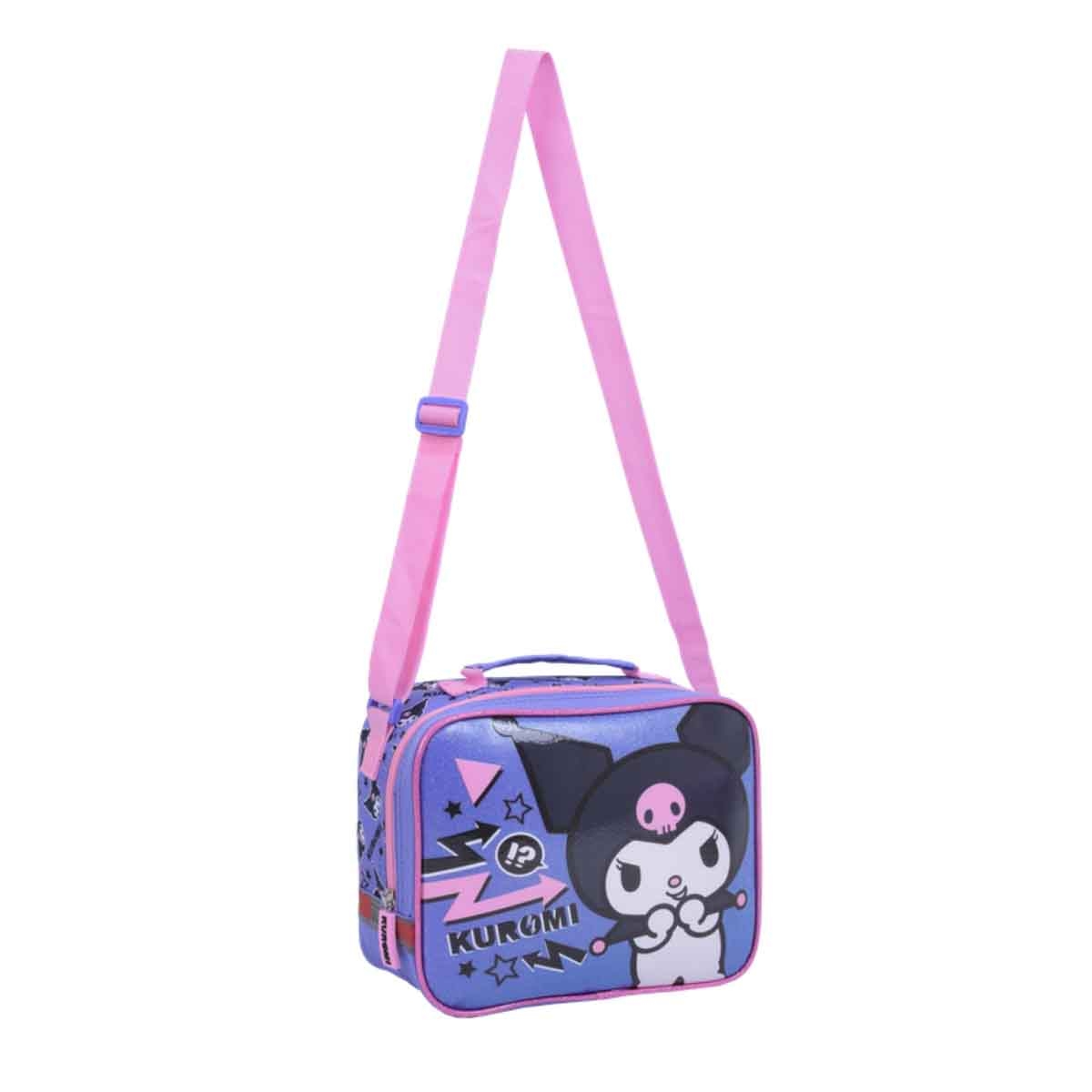كورومي حقيبة غداء سانريو معزولة بتصميم كرتوني بنفسجي