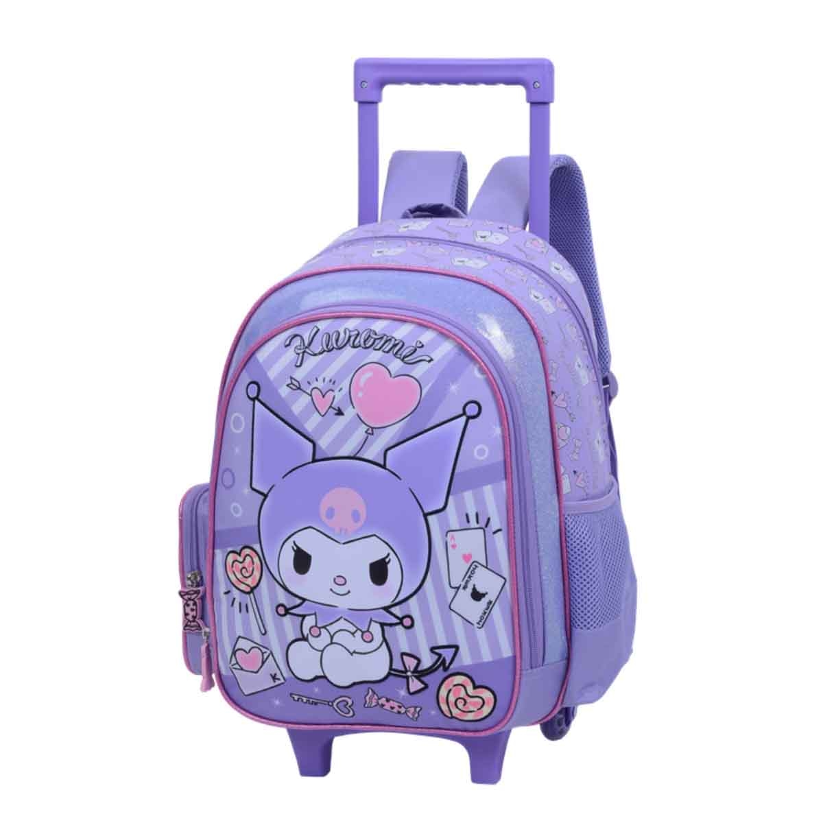 كورومي حقيبة ترولي سانريو بتصميم شخصية كرتونية مقاس 16 انش