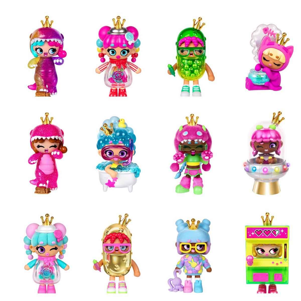 كويني شخصية أكشن غامضة كويركي كوينز متنوعة 4 انش للجنسين عمر 7-8 سنوات