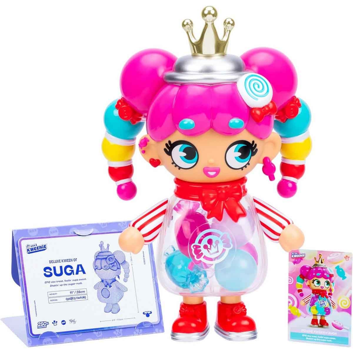 Kweenie 11" Deluxe Kween Of Suga Action Figure Girls, 5-7 Years