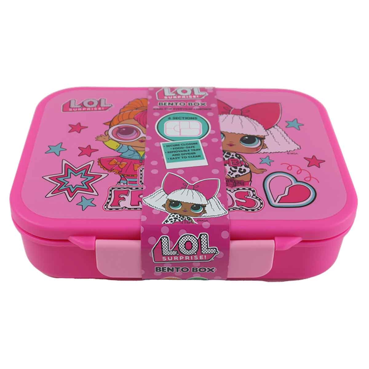 L.O.L. Surprise! 1100ml Trendy 6-Compartment Bento Lunch Box
