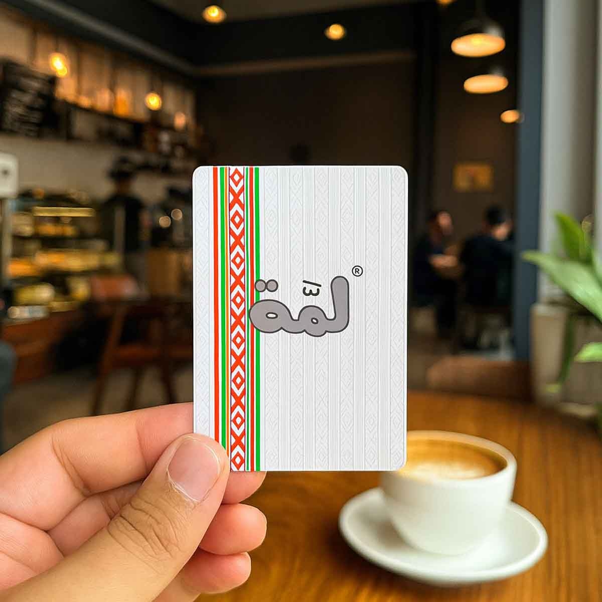 Lamah White Playing Cards Unisex, 5-7 Years