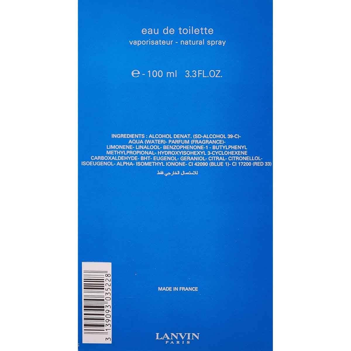 Lanvin Oxygen Eau De Toilette for Men