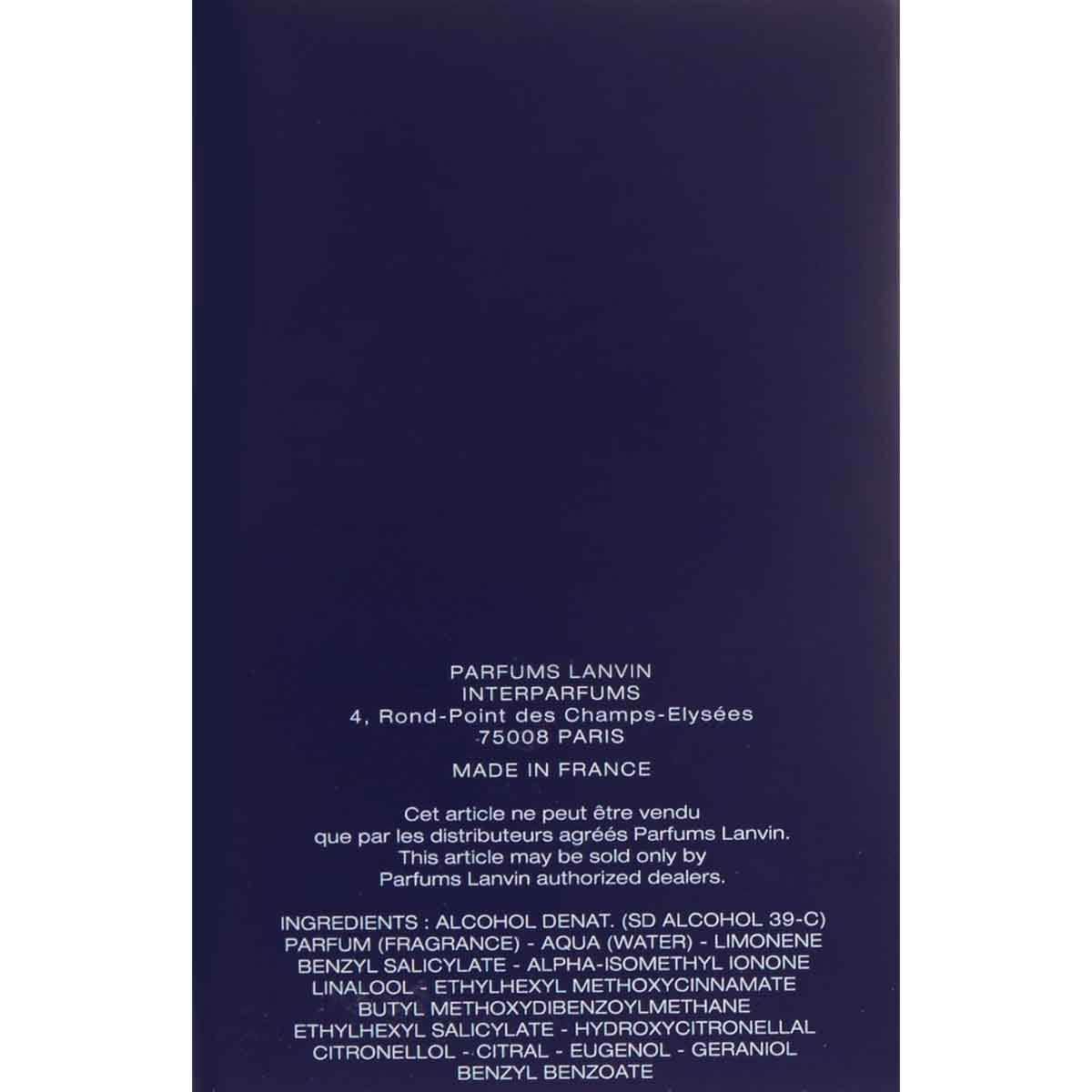 Lanvin Sport Eau De Toilette for Men