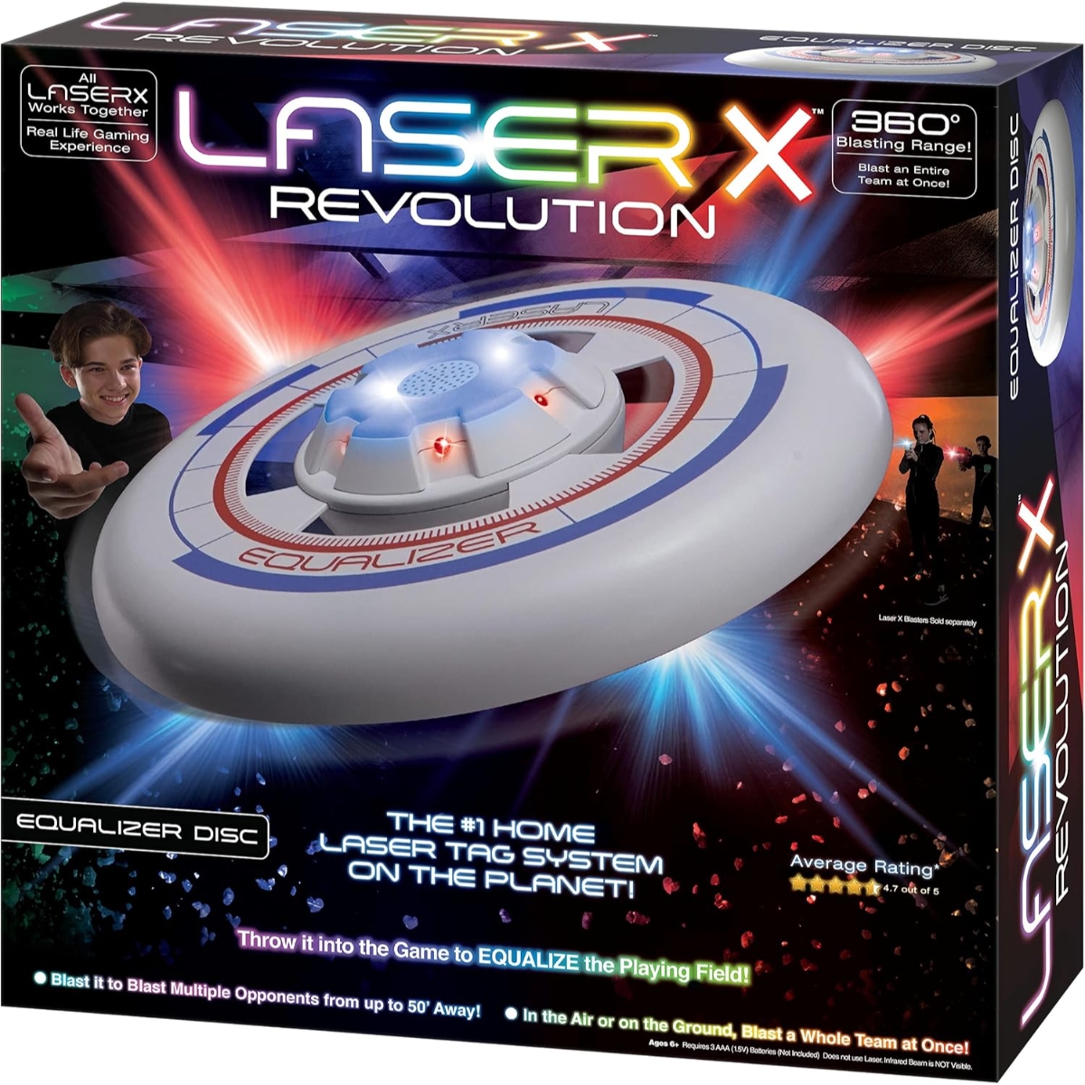 Laser X Revolution Equalizer Disc Boys, 5-7 Years