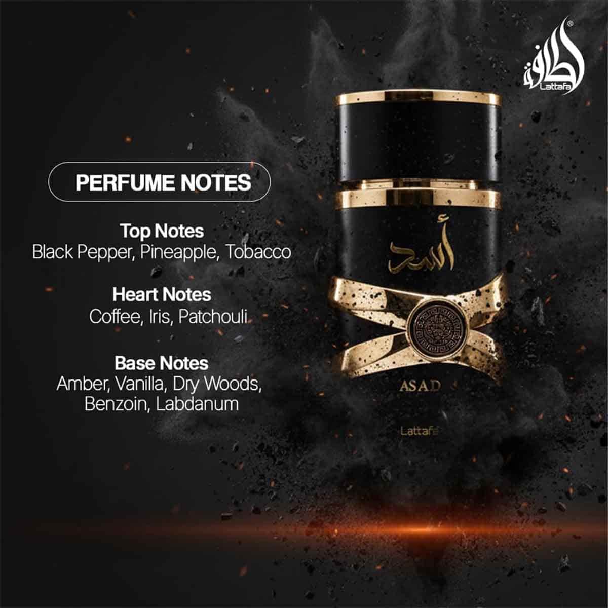 Lattafa Asad Eau De Parfum for Men