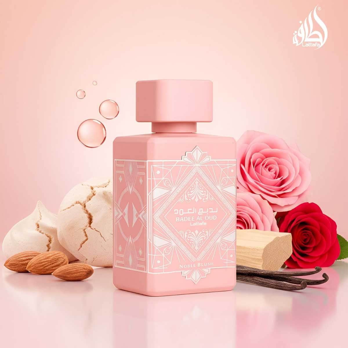 Lattafa Bade'e Al Oud Noble Blush Eau De Parfum for Women