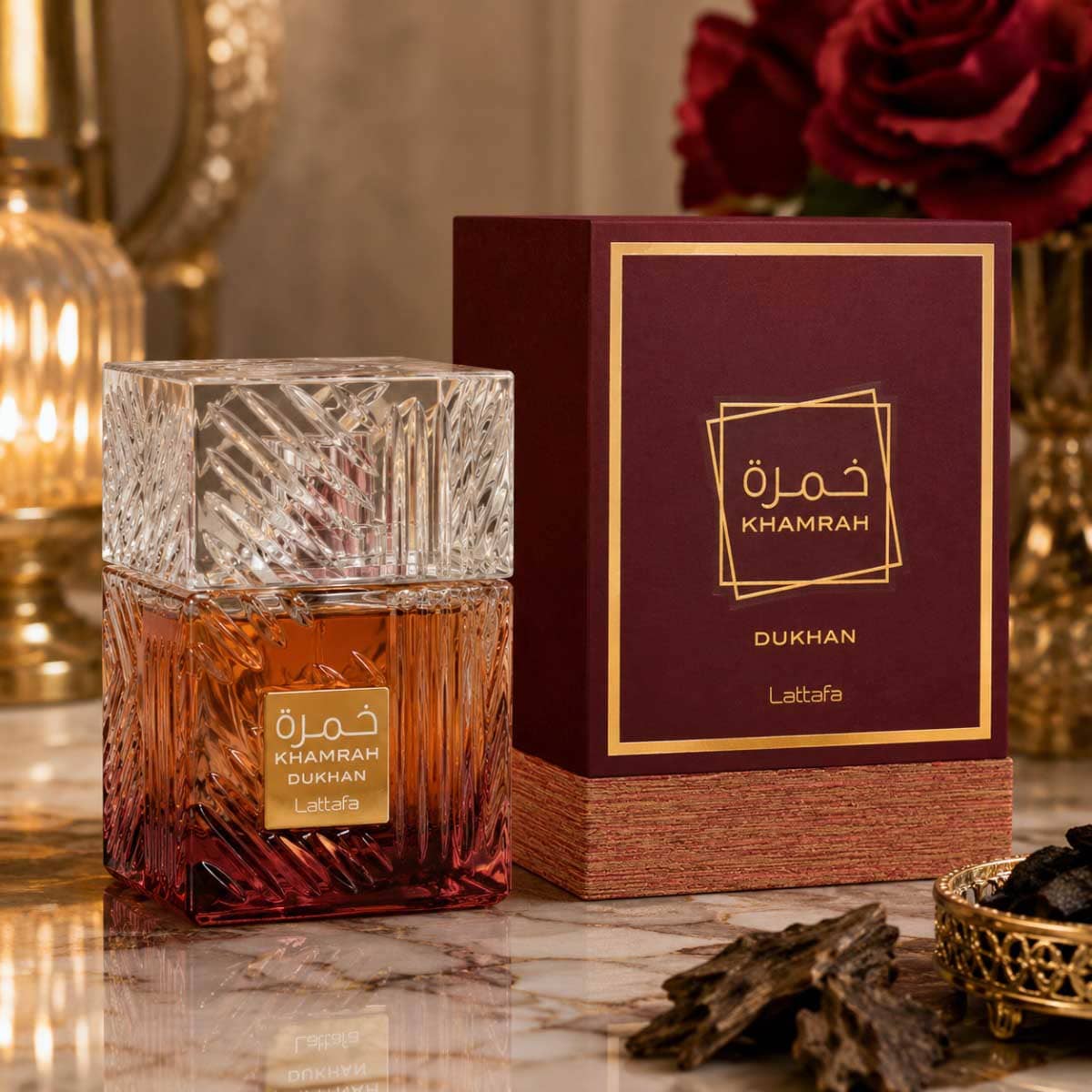 Lattafa Khamrah Dukhan Eau De Parfum for Men