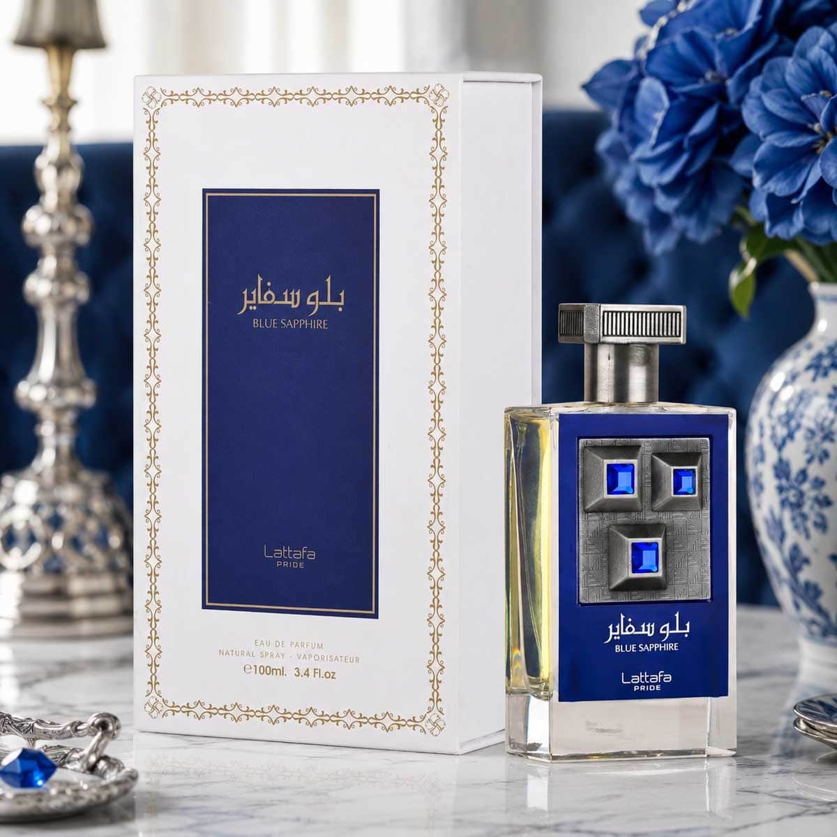Lattafa Pride Blue Sapphire Eau De Parfum for Men