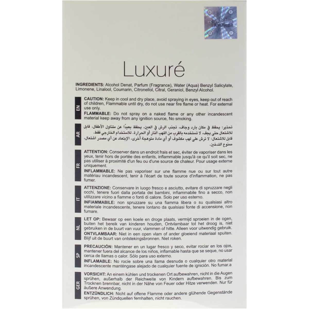 Lattafa Rava Luxure Woman Eau De Parfum for Women