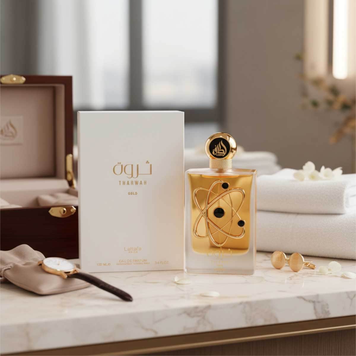 Lattafa Tharwah Gold Eau De Parfum Unisex