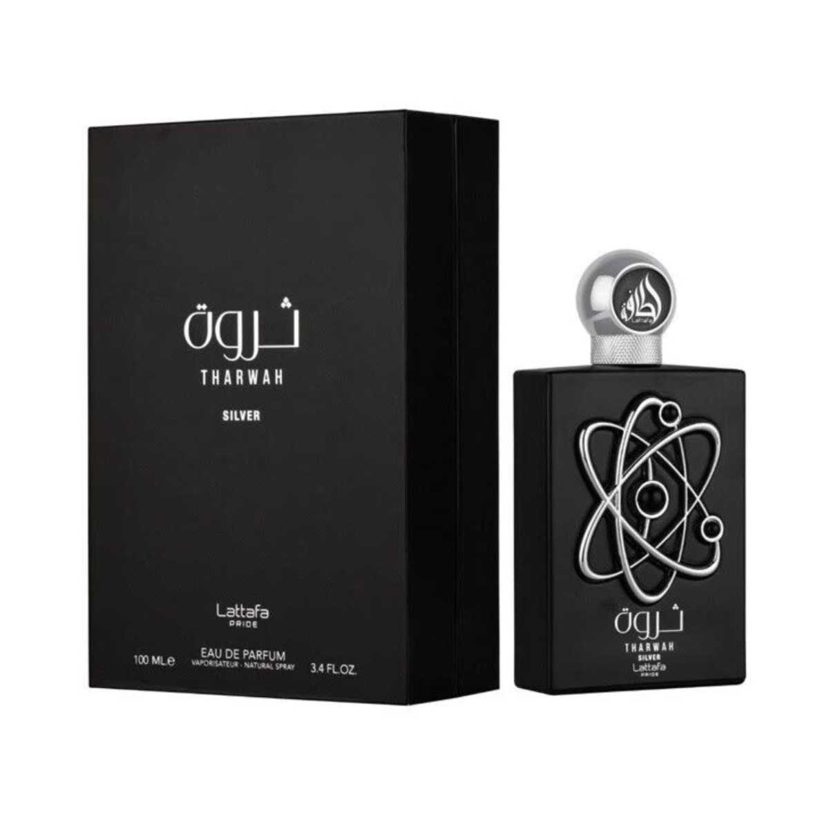 Lattafa Tharwah Silver Eau De Parfum for Men