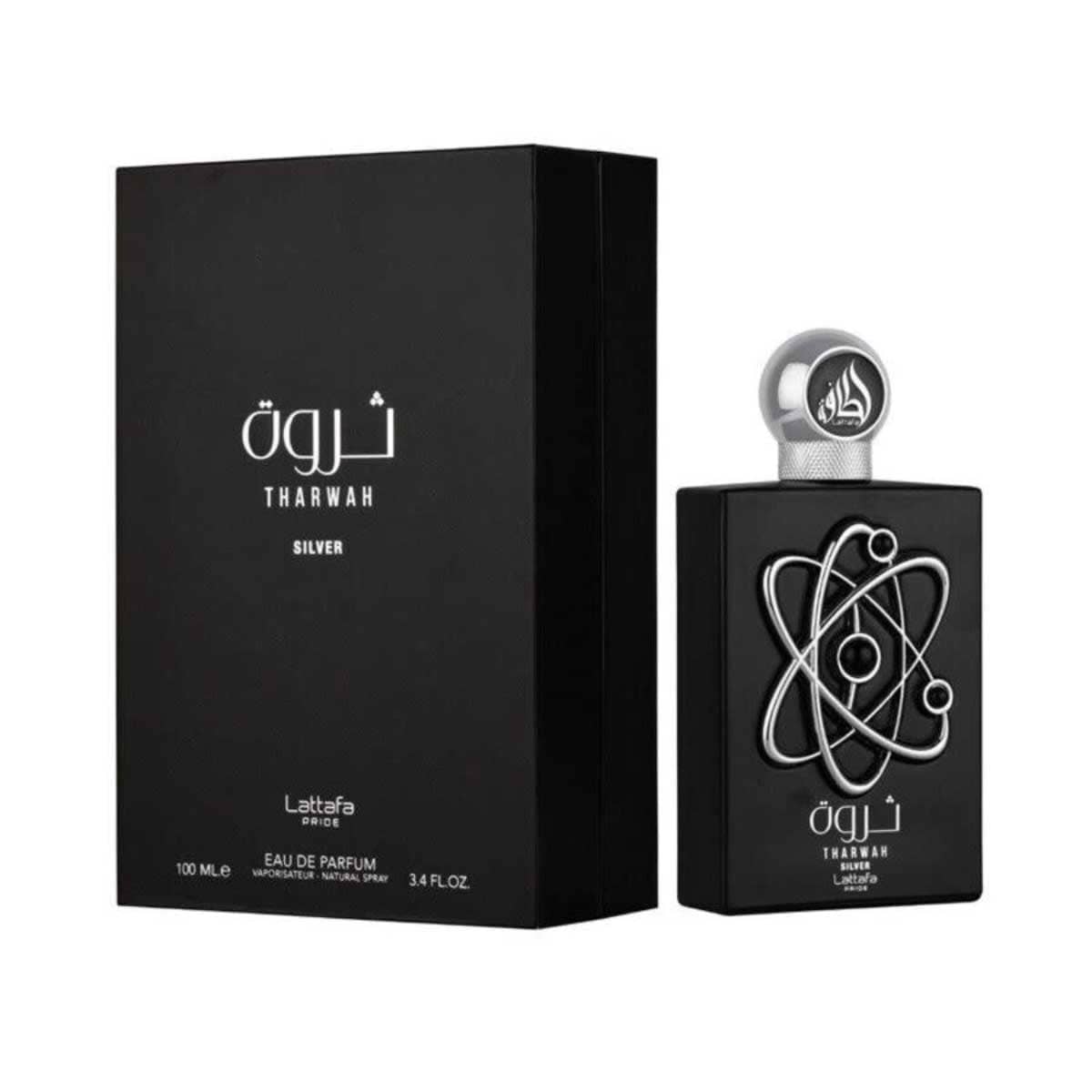 Lattafa Tharwah Silver Eau De Parfum 100 ml for Men