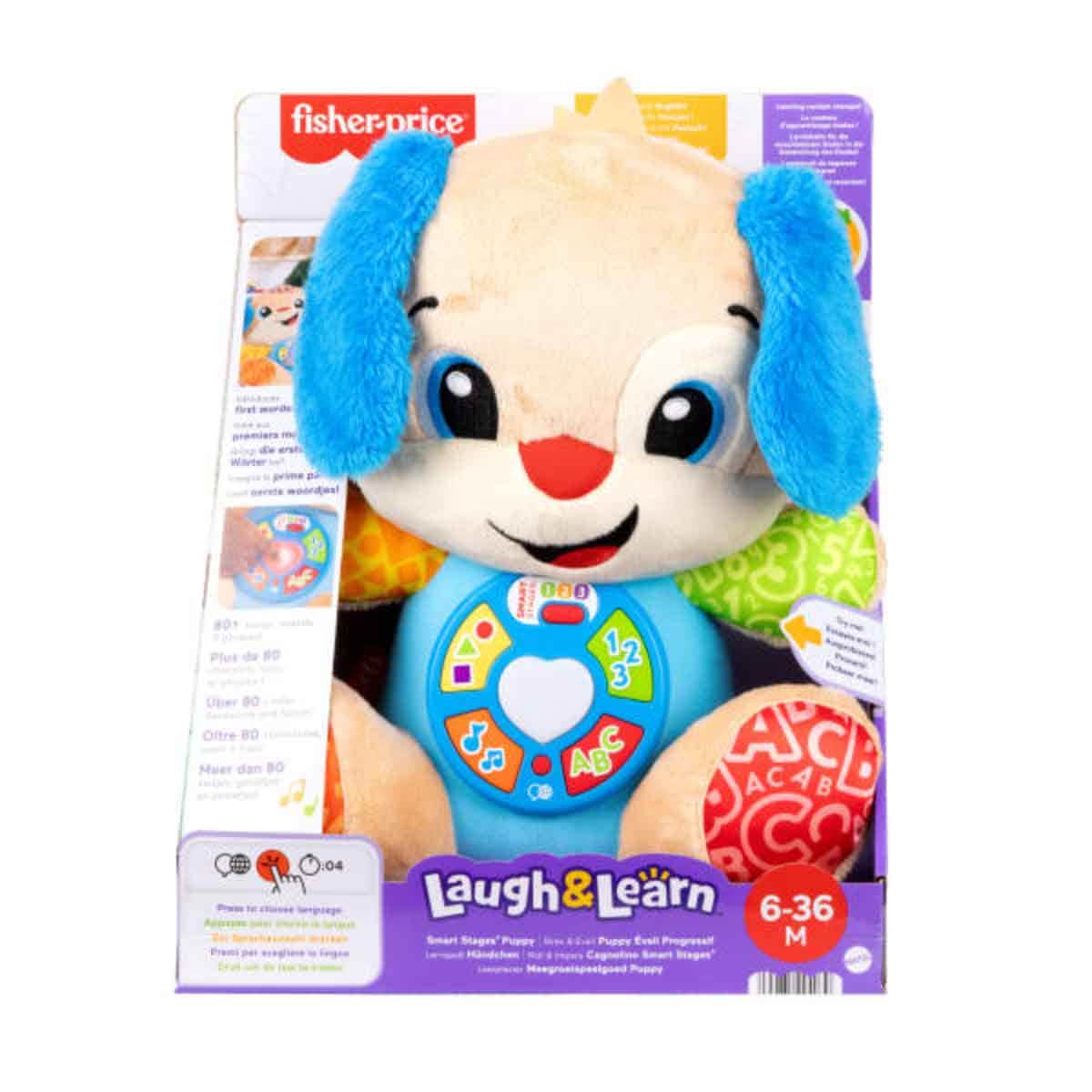 Fisher-Price Laugh & Learn First Words Puppy Toy Toddler, 0-2 Years
