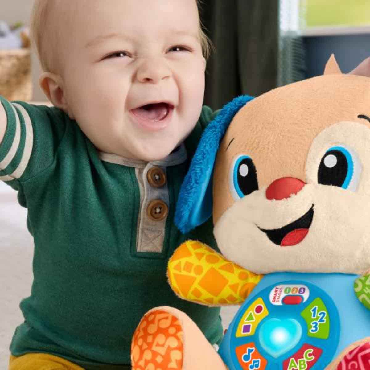 Fisher-Price Laugh & Learn First Words Puppy Toy Toddler, 0-2 Years