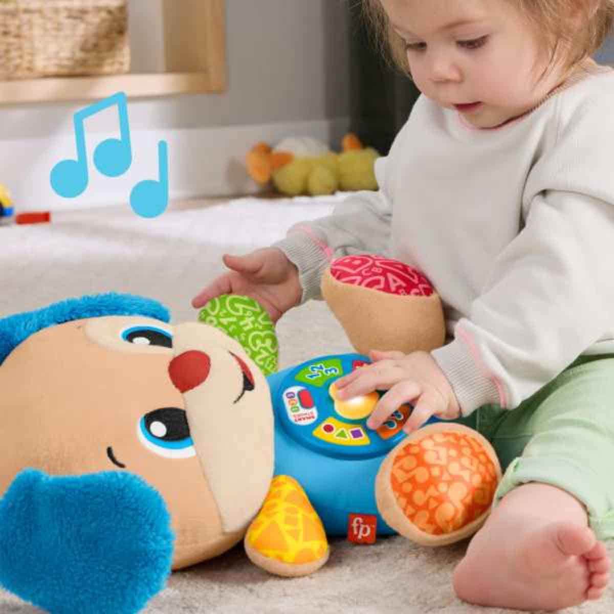 Fisher-Price Laugh & Learn First Words Puppy Toy Toddler, 0-2 Years