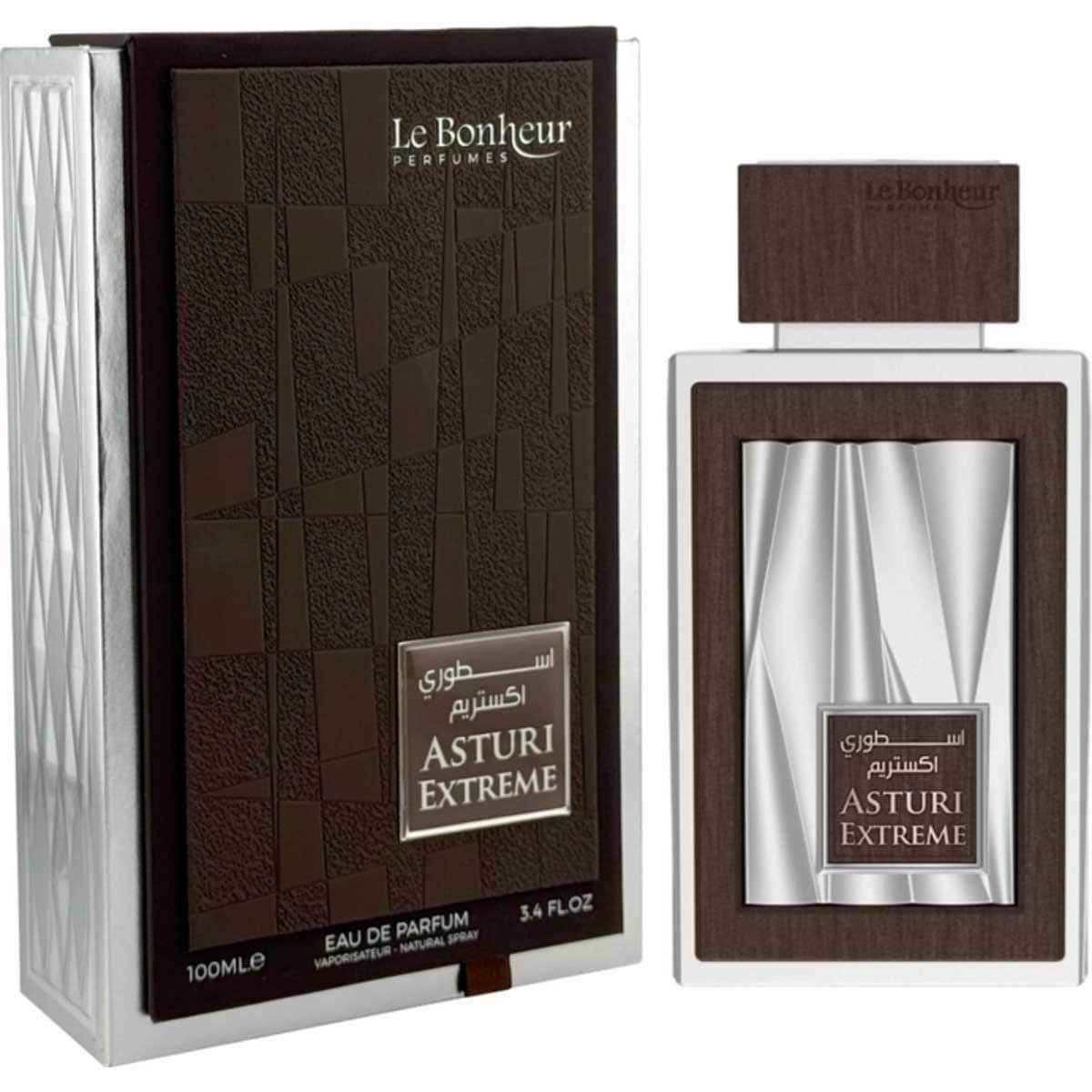 Le Bonheur Asturi Extreme Silver Eau De Parfum for Men