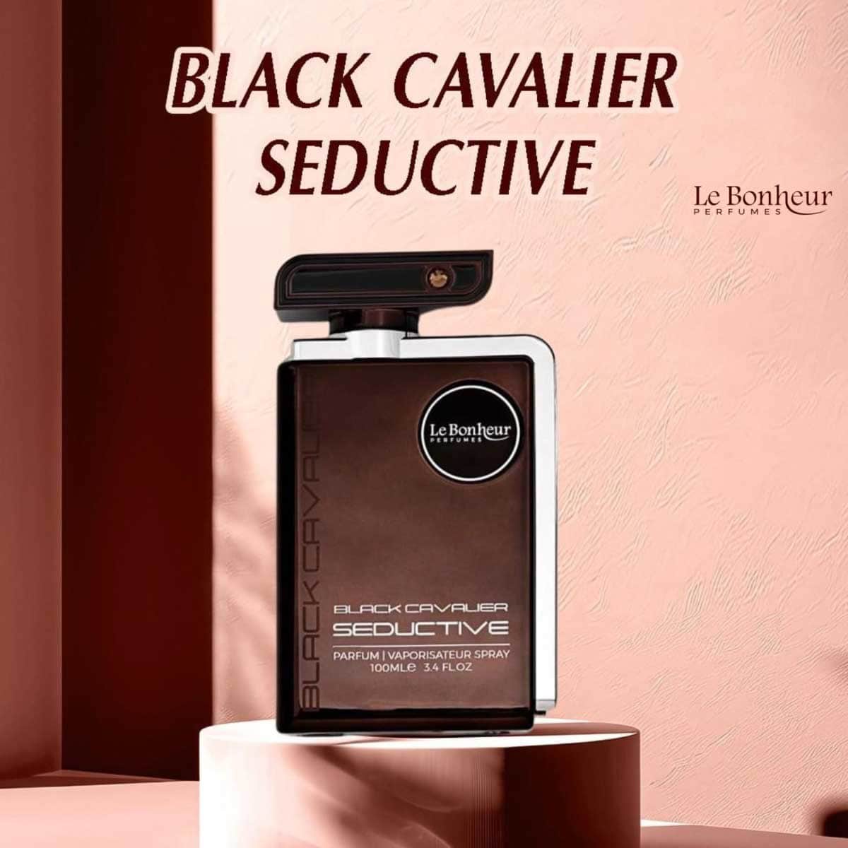 Le Bonheur Black Cavalier Seductive Eau De Parfum for Men
