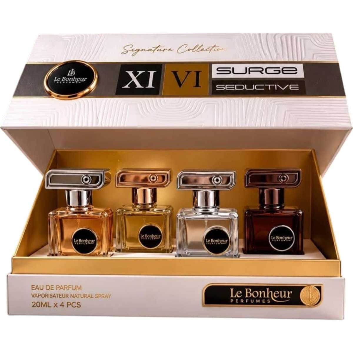 Le Bonheur Black Cavalier Signature Eau De Parfum Gift Set for Men