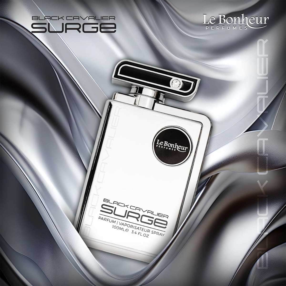 Le Bonheur Black Cavalier Surge Eau De Parfum for Men
