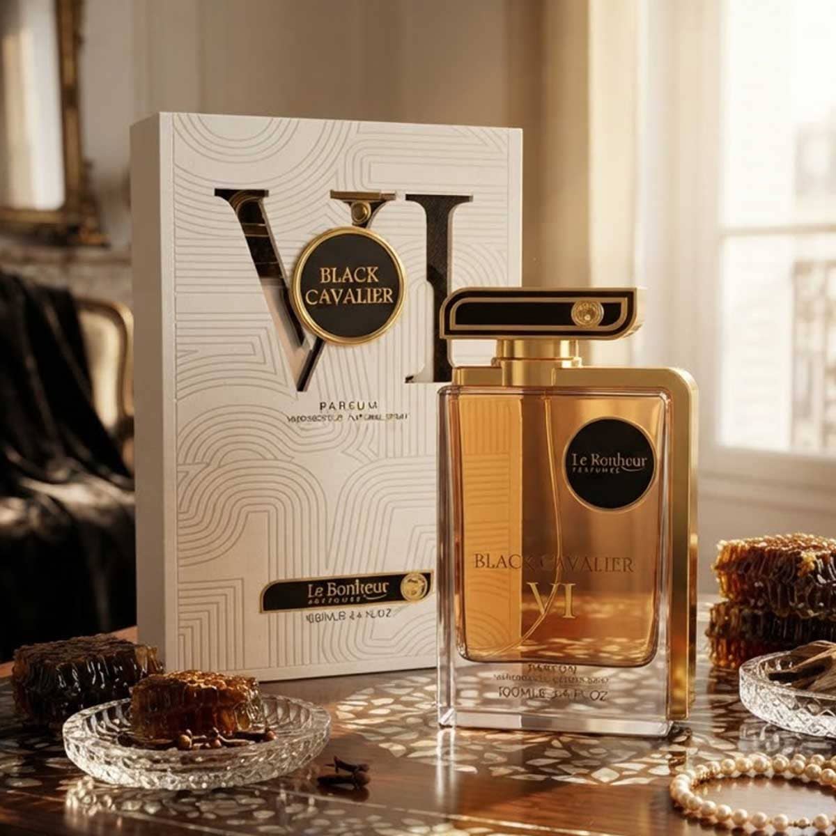 Le Bonheur Black Cavalier VI Eau De Parfum for Men