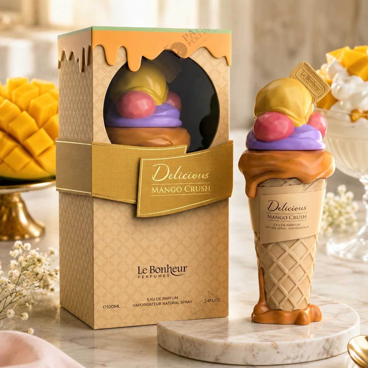 Le Bonheur Delicious Mango Crush Eau De Parfum Unisex