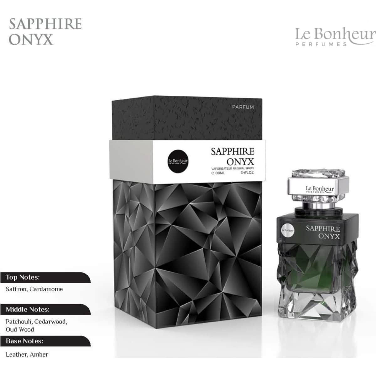 Le Bonheur Sapphire Onyx Eau De Parfum for Men