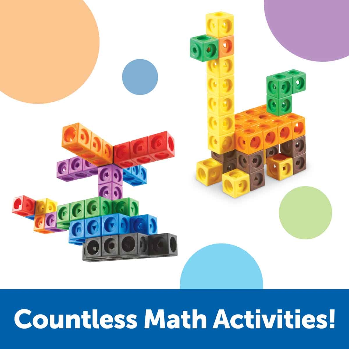 Learning Resources 1000-Piece Mathlink Cubes Set Unisex, 5-7 Years