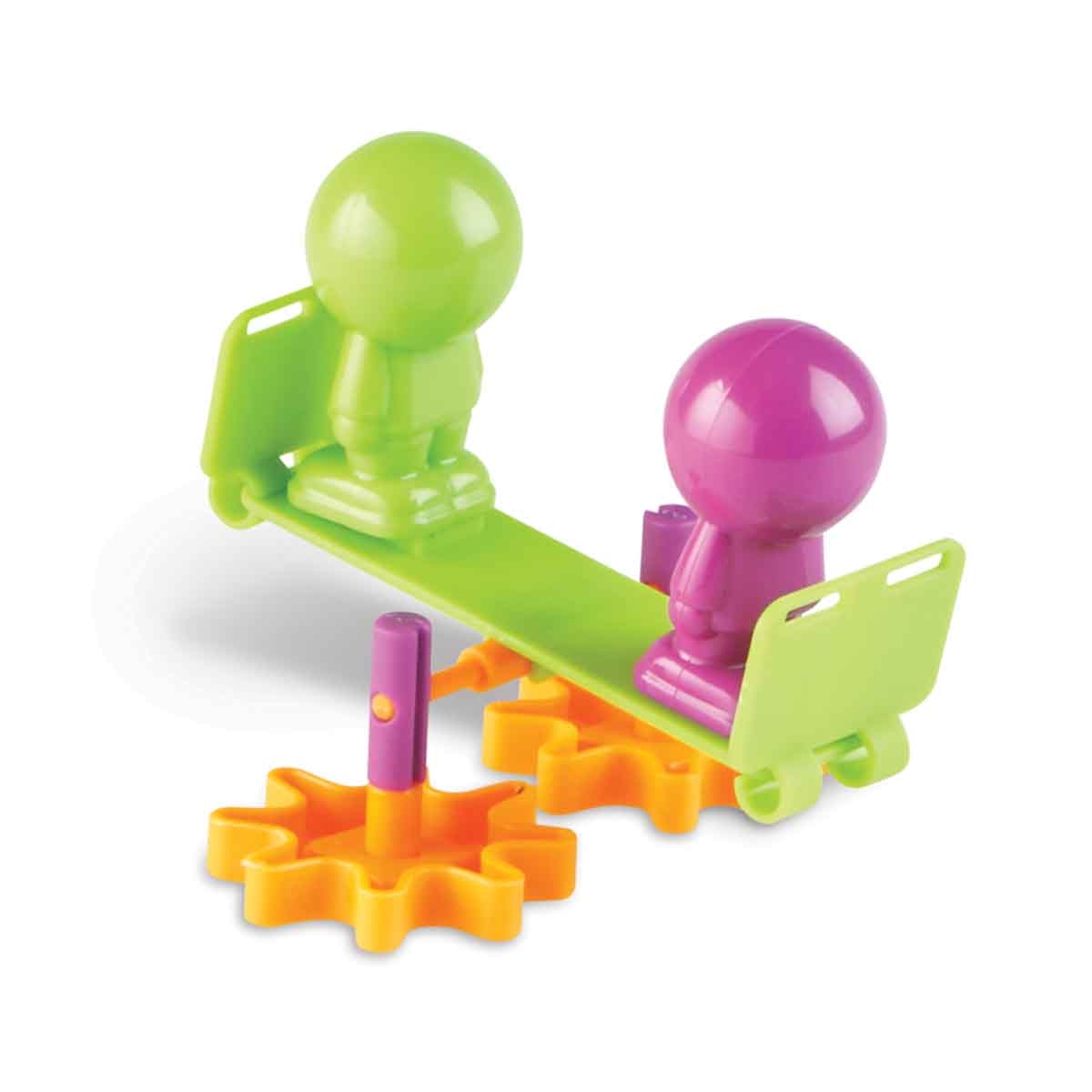 ليرننغ ريسورسز مجموعة STEM للهندسة والتصميم ساحة اللعب 104 قطعة للجنسين، 5-7 سنوات