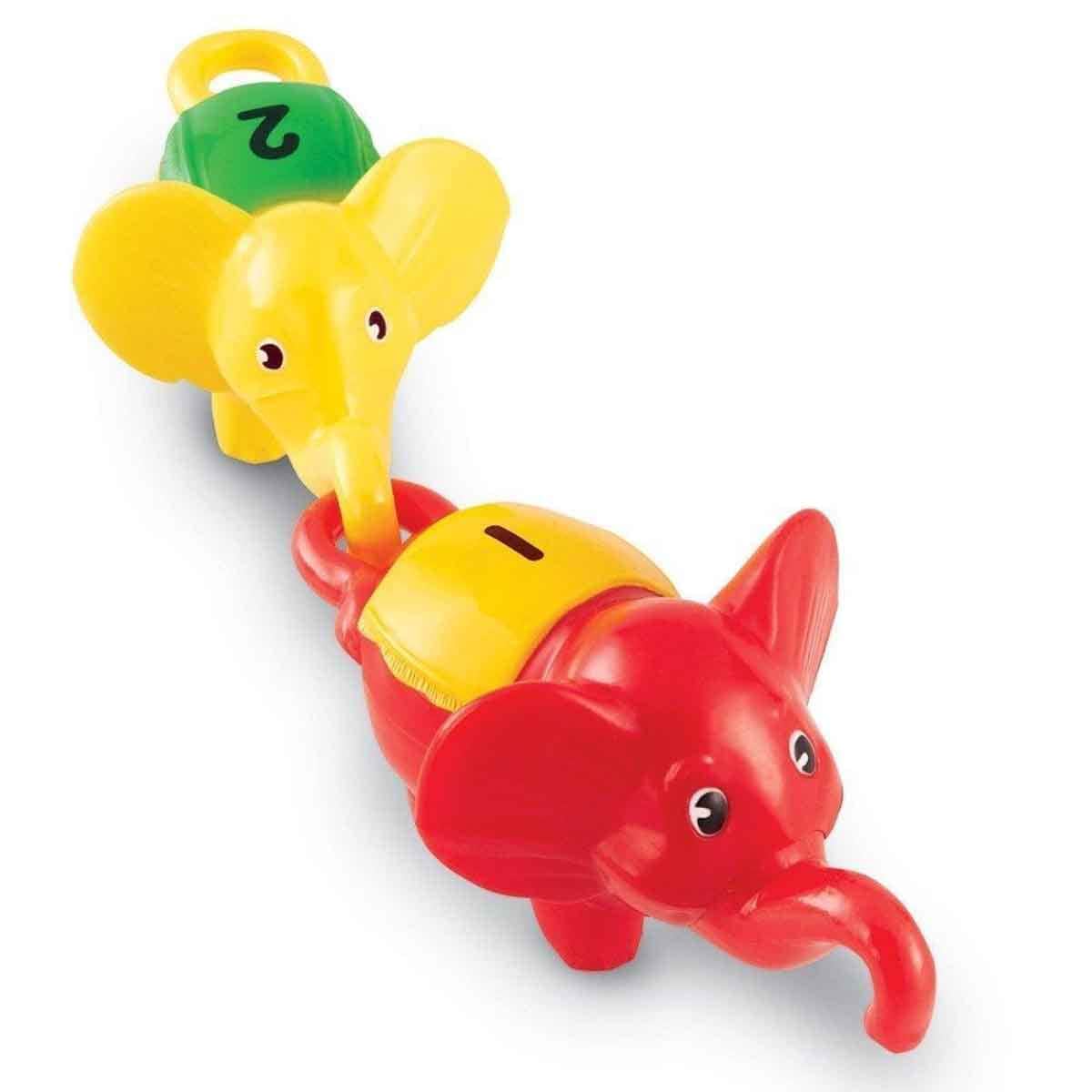 Learning Resources 10-Piece Snap-n-Learn Counting Elephants Set Unisex, 3-4 Years