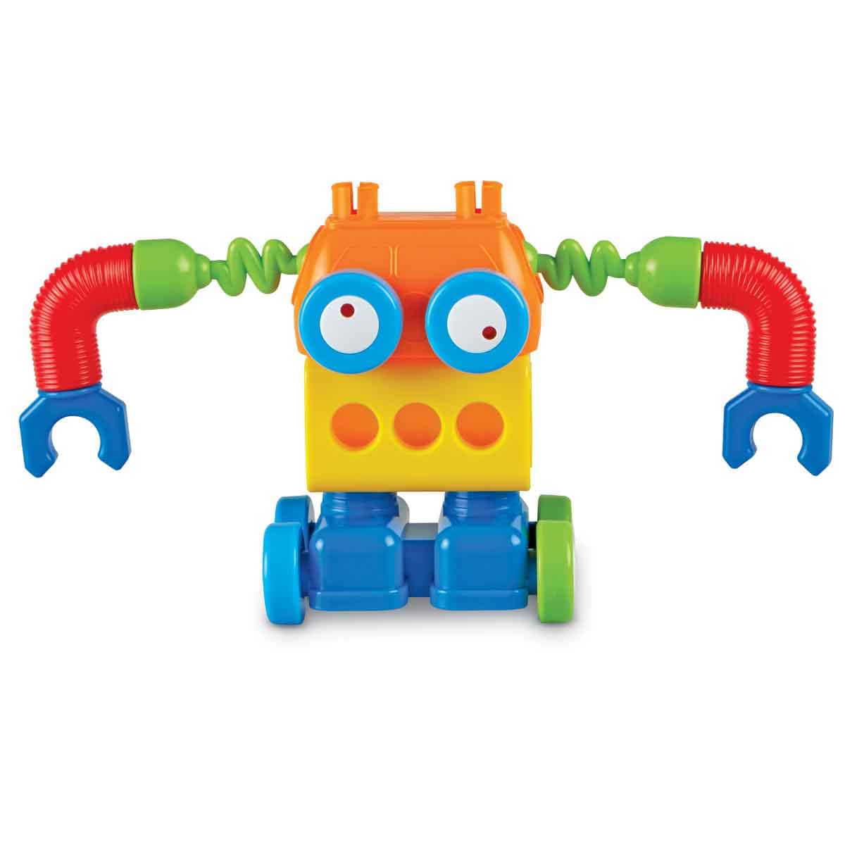 Learning Resources 1-2-3 Build It! Robot Factory Unisex, 3-4 Years