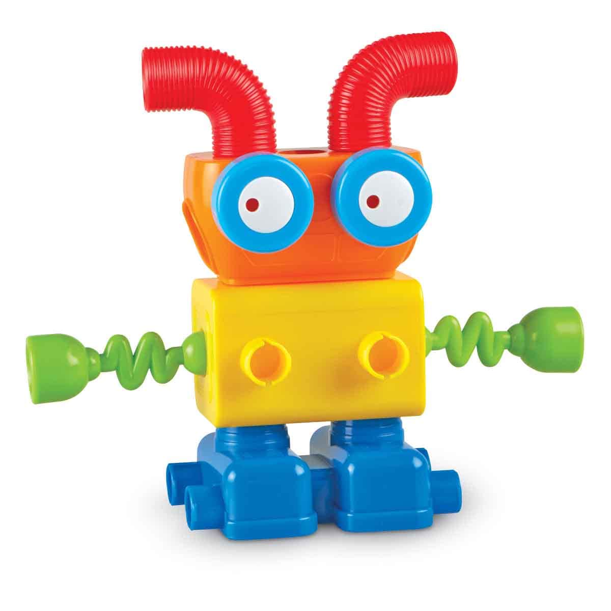 Learning Resources 1-2-3 Build It! Robot Factory Unisex, 3-4 Years