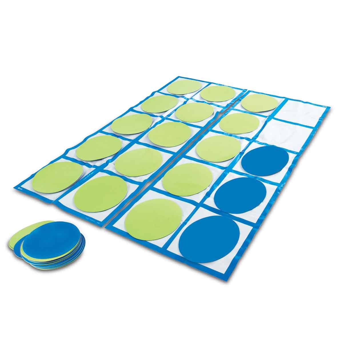 Learning Resources 22-Piece Ten-Frame Floor Mat Activity Set Unisex, 5-7 Years