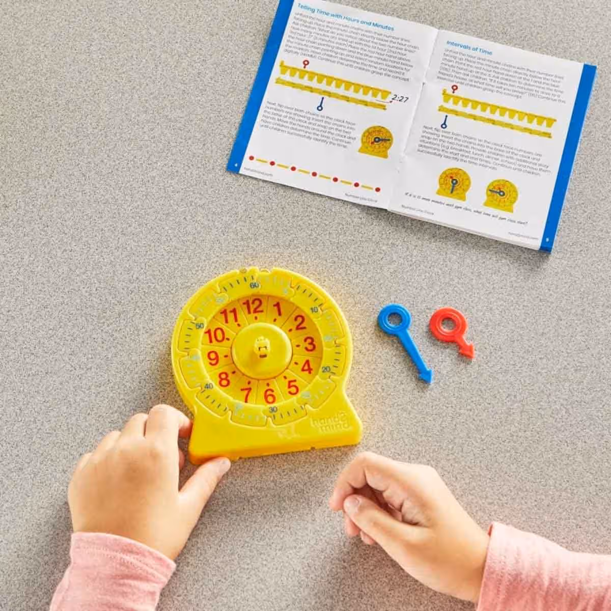Learning Resources 24-Hour Number Line Clock Student Set Unisex, 5-7 Years
