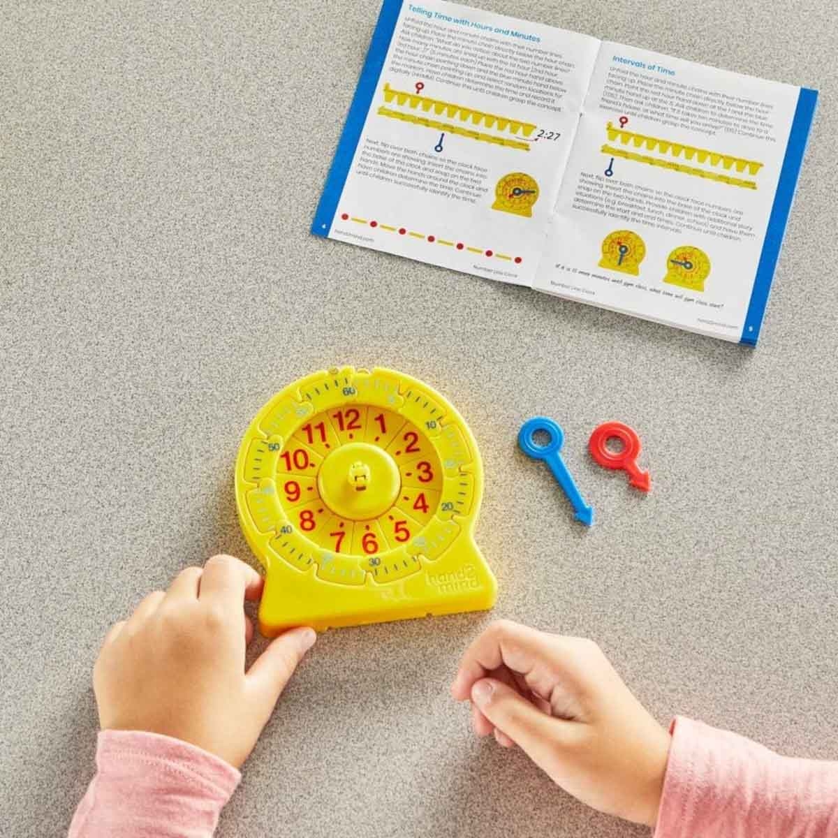 Learning Resources 24-Hour Number Line Clock Student Set Unisex, 5-7 Years