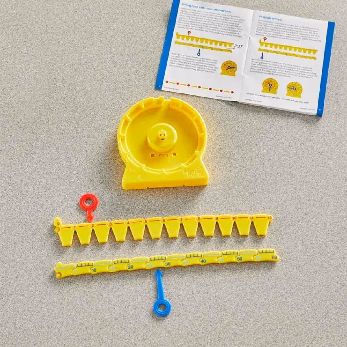 Learning Resources 24-Hour Number Line Clock Student Set Unisex, 5-7 Years