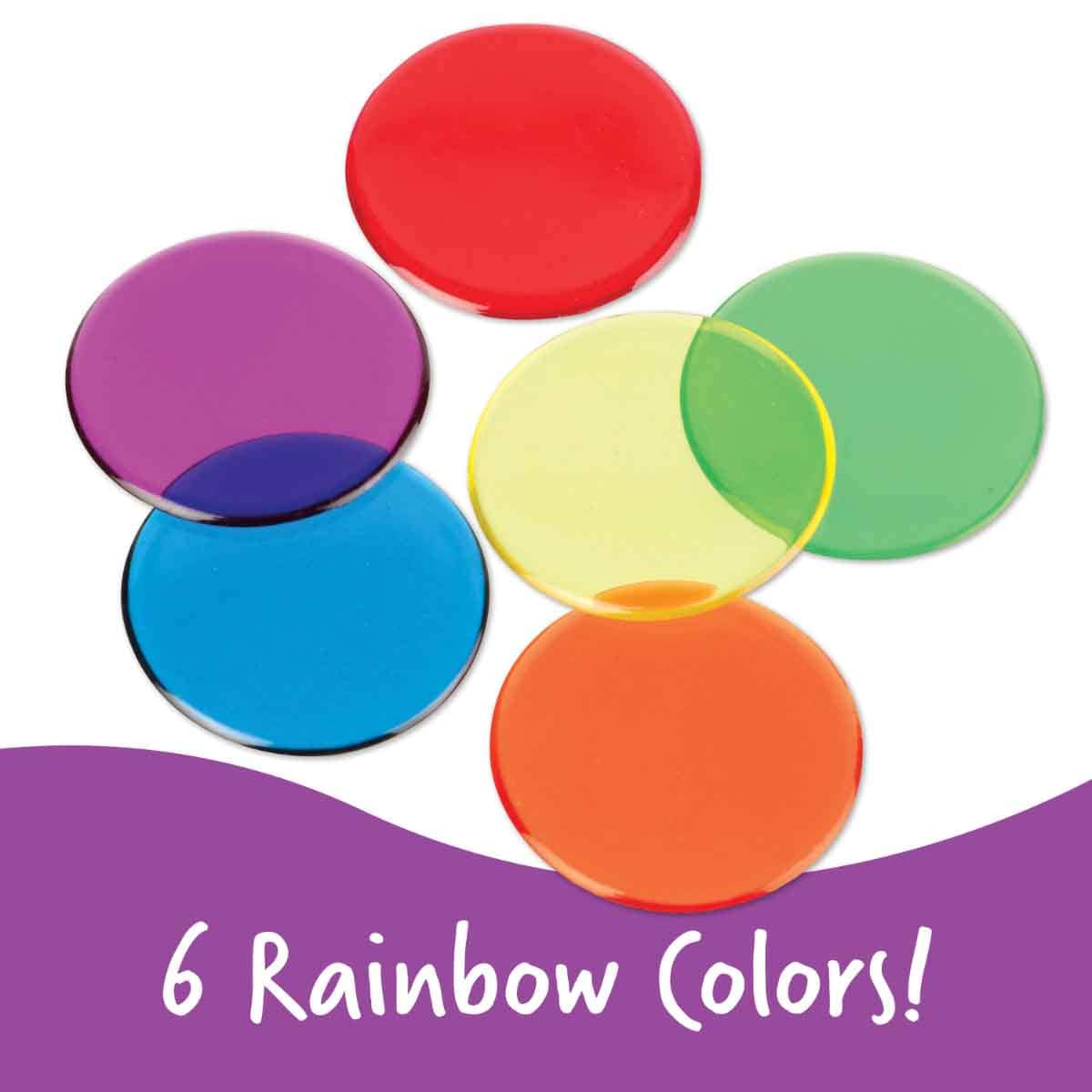 ليرننغ ريسورسز مجموعة عدادات شفافة 250 قطعة للجنسين، 5-7 سنوات