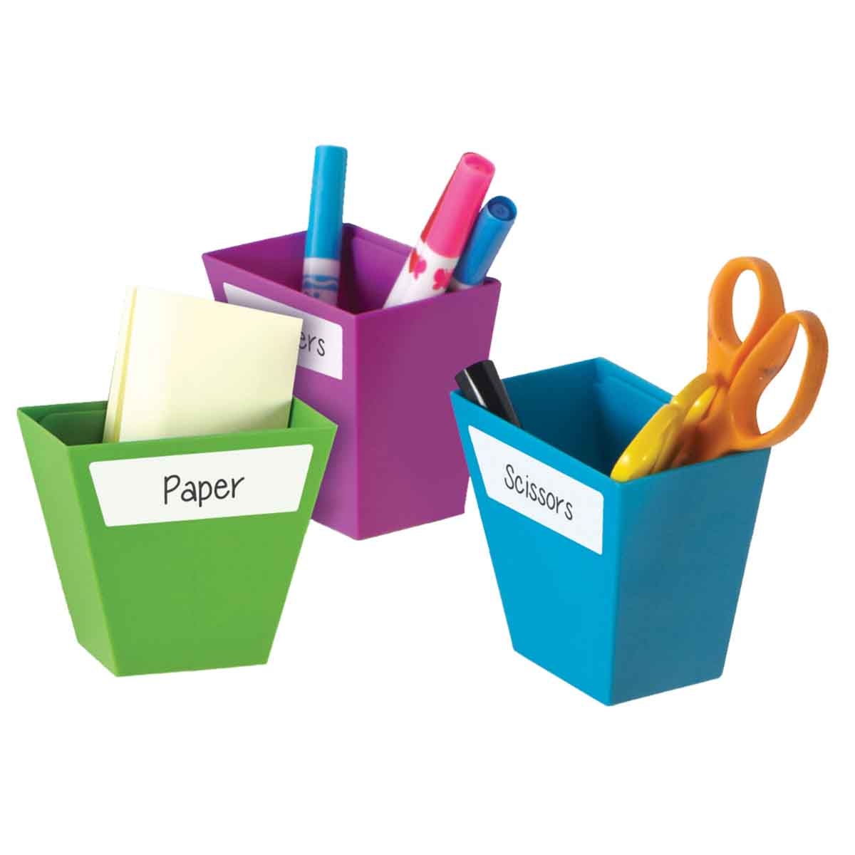 Learning Resources 4-Piece Magnetic Create-a-Space Storage Bins Set Unisex, 5-7 Years