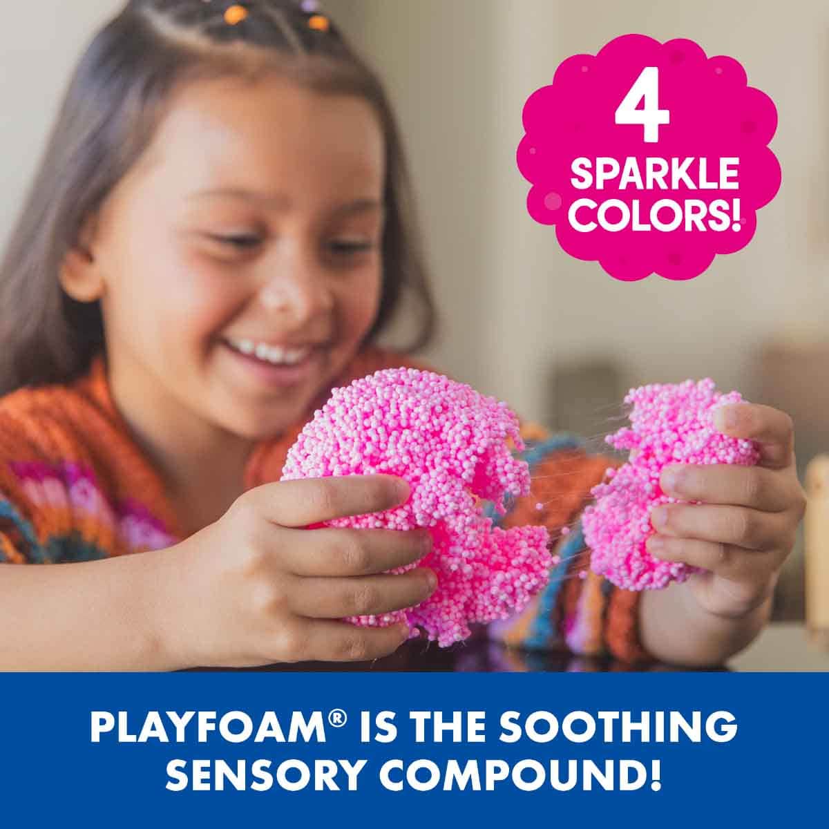 Learning Resources 4-Piece Playfoam Sparkle Set Unisex, 3-4 Years