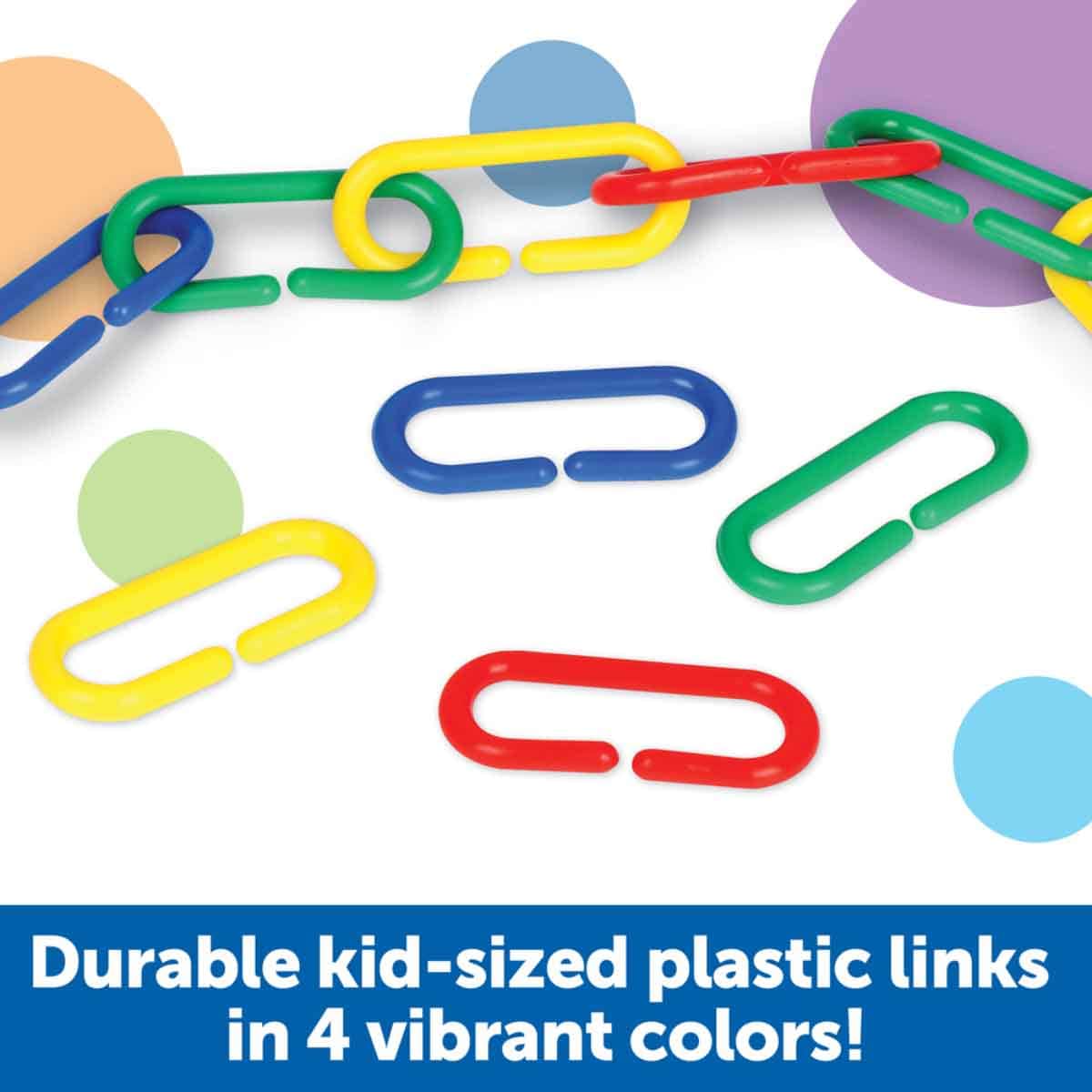 Learning Resources 500-Piece Link N Learn Links Set Unisex, 3-4 Years
