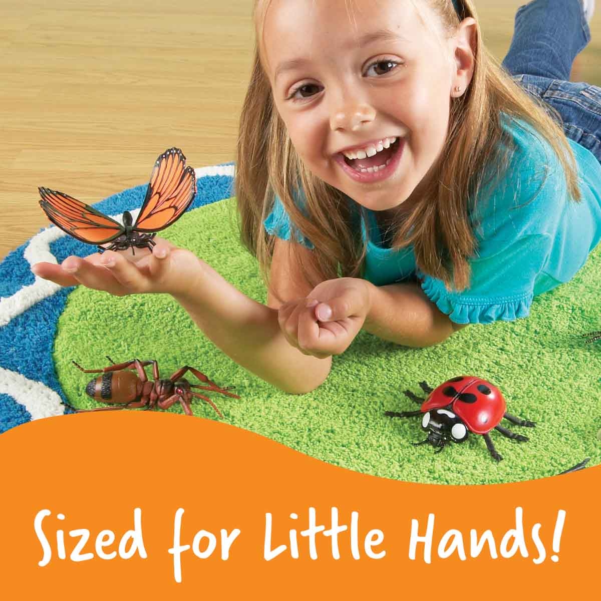 Learning Resources 7-Piece Jumbo Insect Set Unisex, 3-4 Years