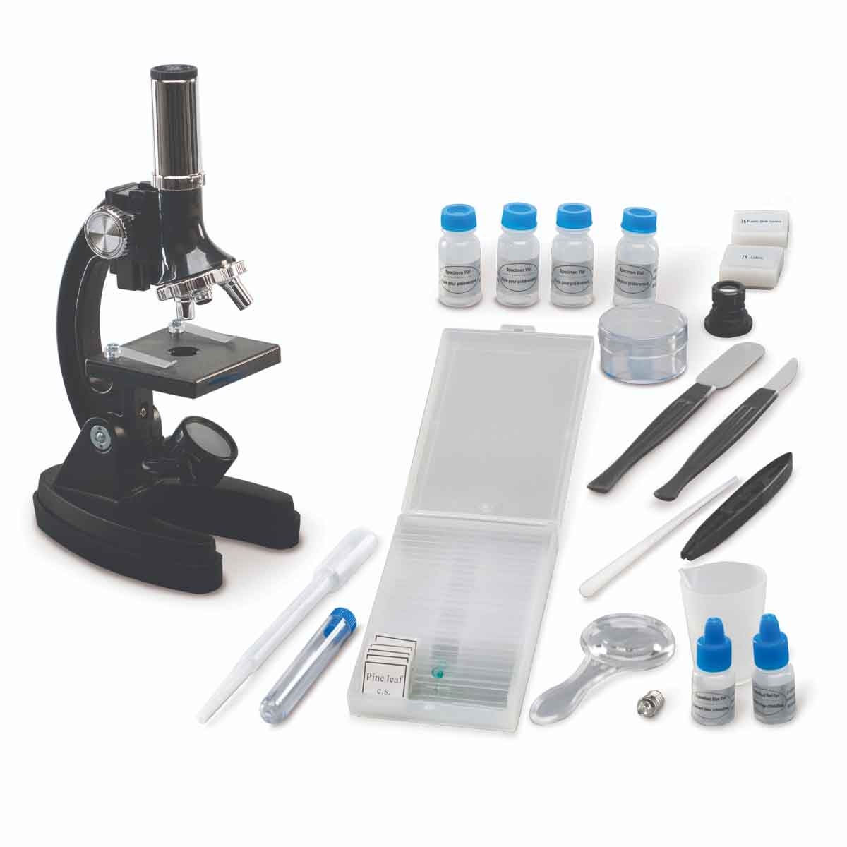 Learning Resources 95-Piece GeoSafari MicroPro Microscope Set Unisex, 8-10 Years