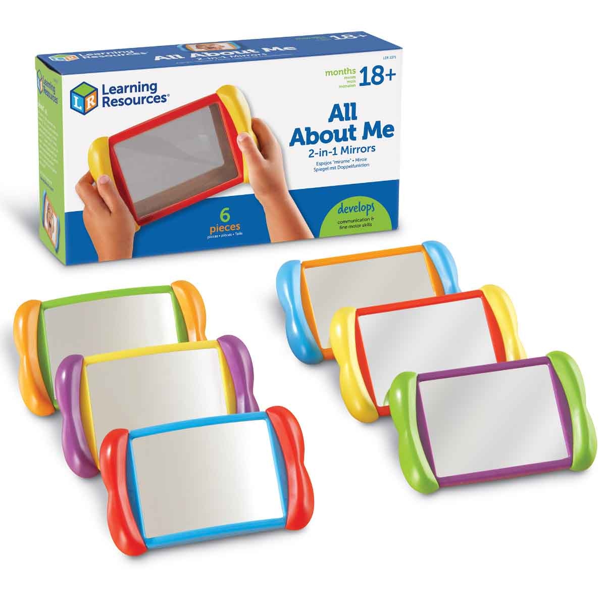 Learning Resources All About Me 2-in-1 Mirrors Toddler, 0-2 Years