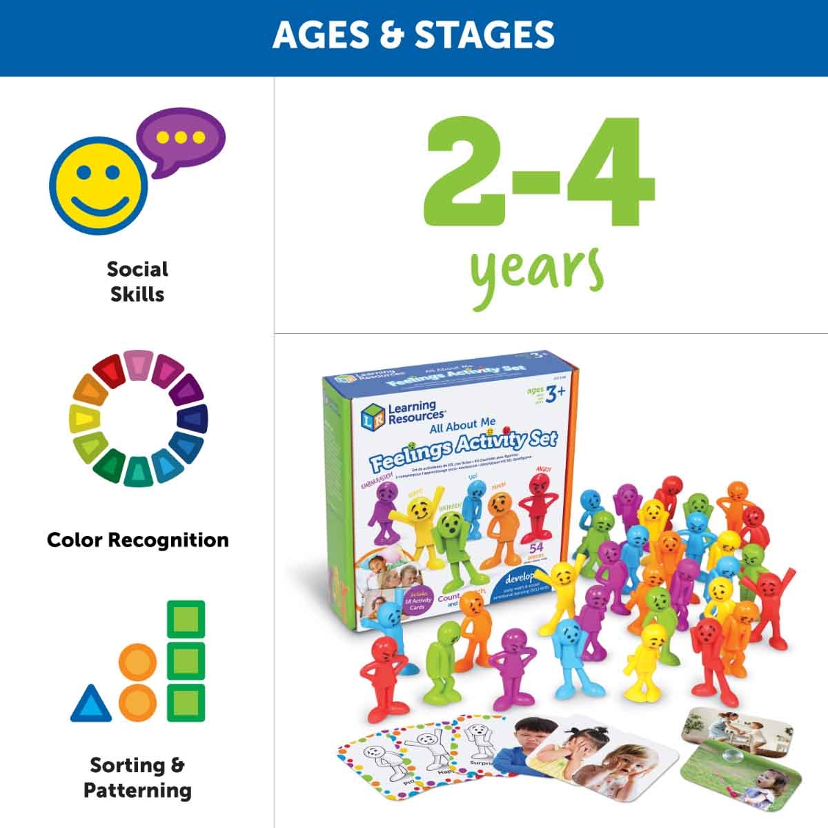 Learning Resources All About Me Feelings Activity Set Unisex, 3-4 Years