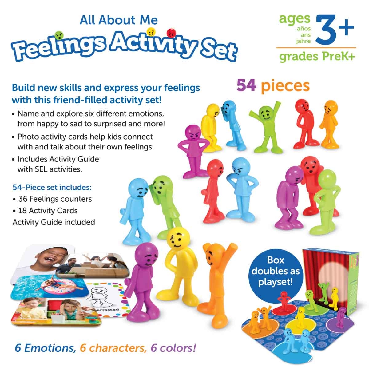 Learning Resources All About Me Feelings Activity Set Unisex, 3-4 Years