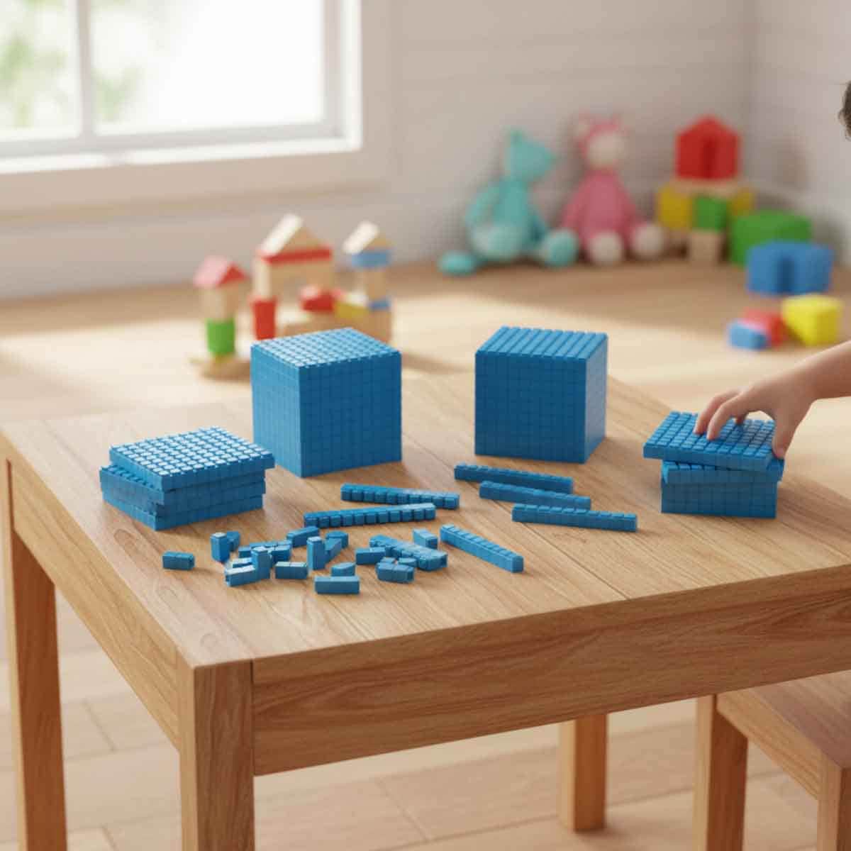 Learning Resources Base Ten Interlocking Plastic Rods Class Set Unisex, 5-7 Years