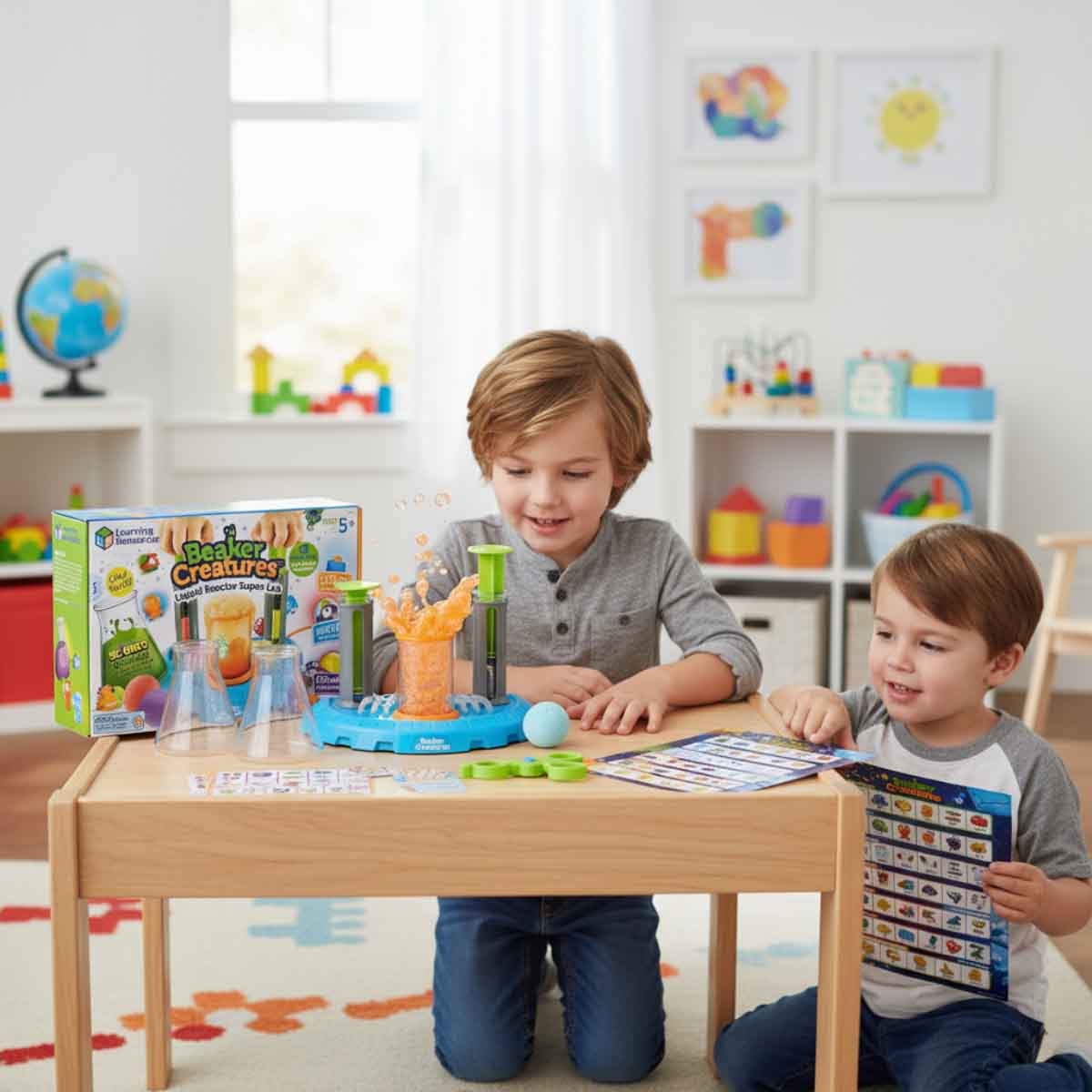 Learning Resources Beaker Creatures Liquid Reactor Super Lab Set Unisex, 5-7 Years