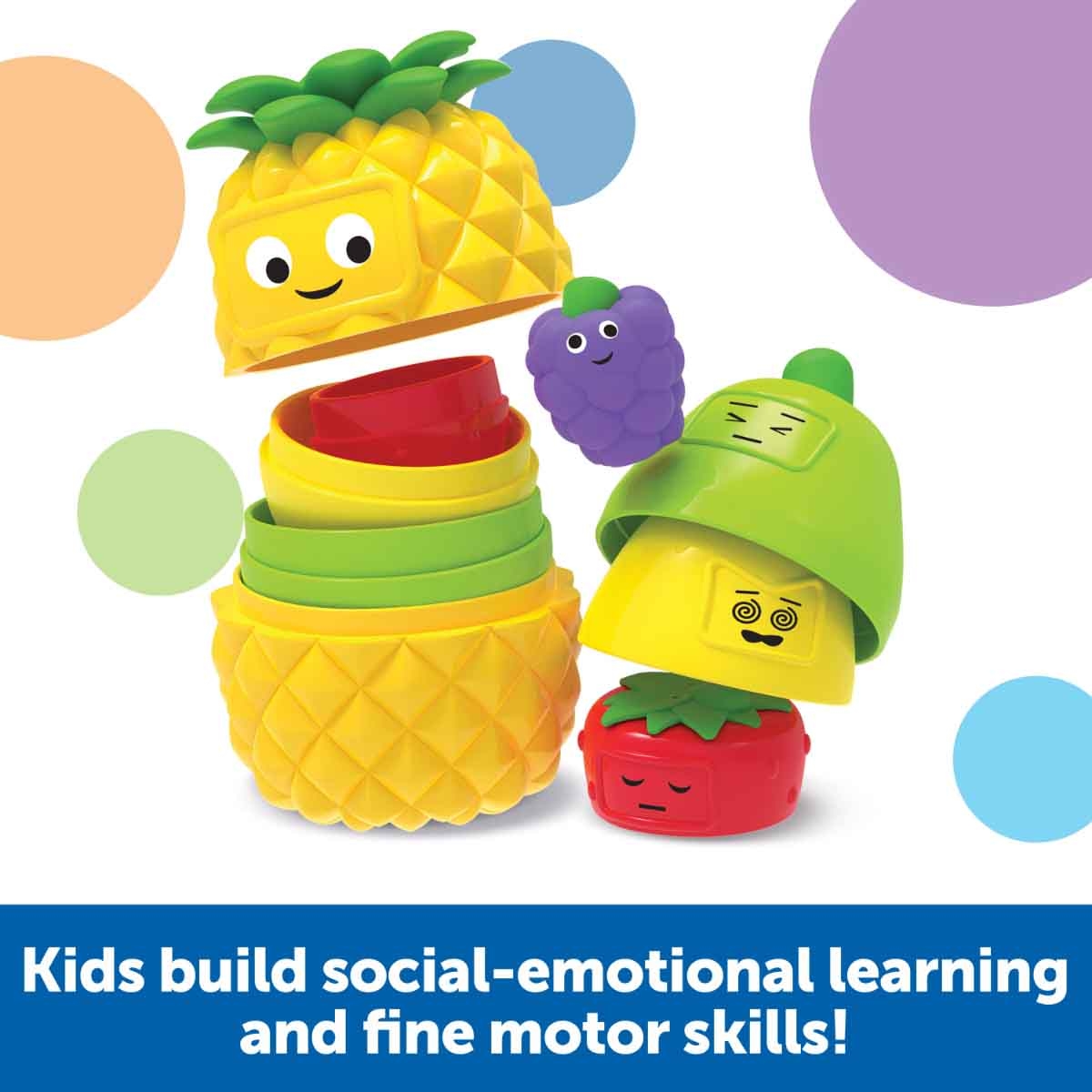 Learning Resources Big Feelings Nesting Fruit Friends Toddler, 0-2 Years