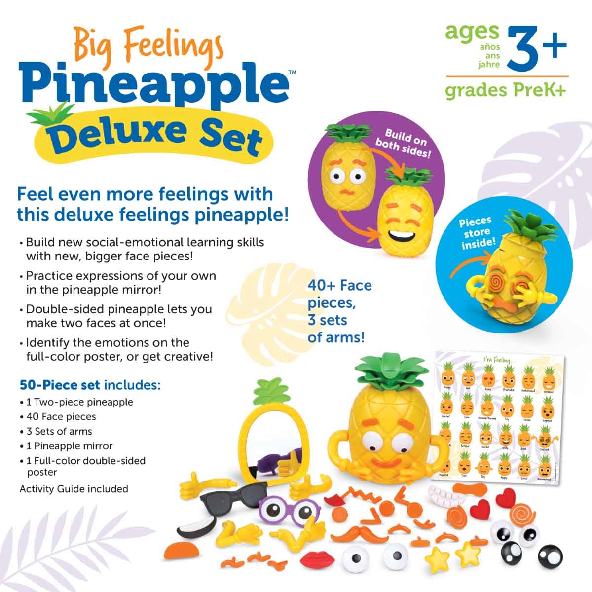 Learning Resources Big Feelings Pineapple Deluxe Set Unisex, 3-4 Years